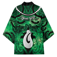 Personalised Maori Matariki Hei Matau Kakariki Kimono Maori Kowhaiwhai Pattern Galaxy