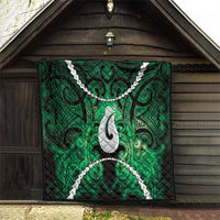 Maori Matariki Hei Matau Kakariki Quilt Maori Kowhaiwhai Pattern Galaxy LT01 - Polynesian Pride