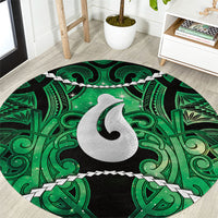Maori Matariki Hei Matau Kakariki Round Carpet Maori Kowhaiwhai Pattern Galaxy