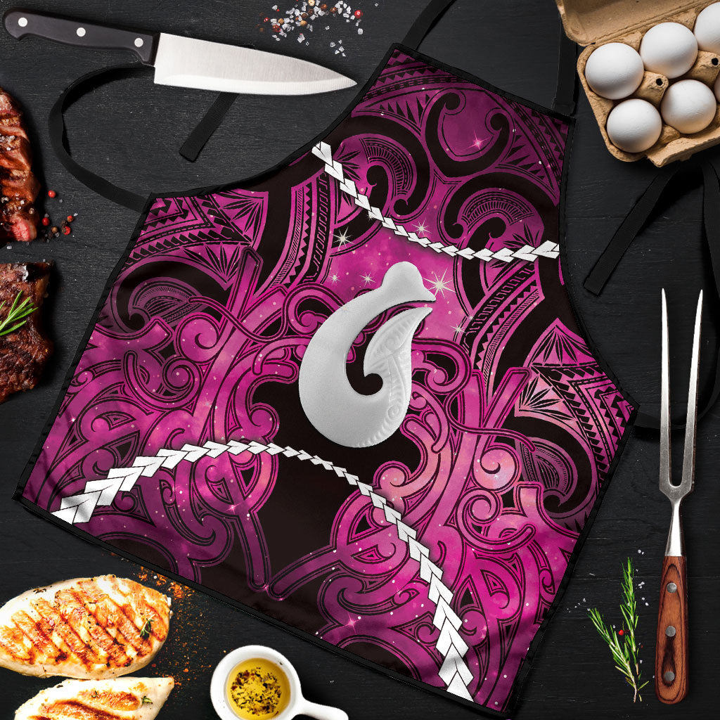 Maori Matariki Hei Matau Mawhero Apron Maori Kowhaiwhai Pattern Galaxy