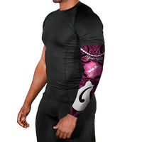 Personalised Maori Matariki Hei Matau Mawhero Arm Sleeves Maori Kowhaiwhai Pattern Galaxy