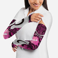 Personalised Maori Matariki Hei Matau Mawhero Arm Sleeves Maori Kowhaiwhai Pattern Galaxy