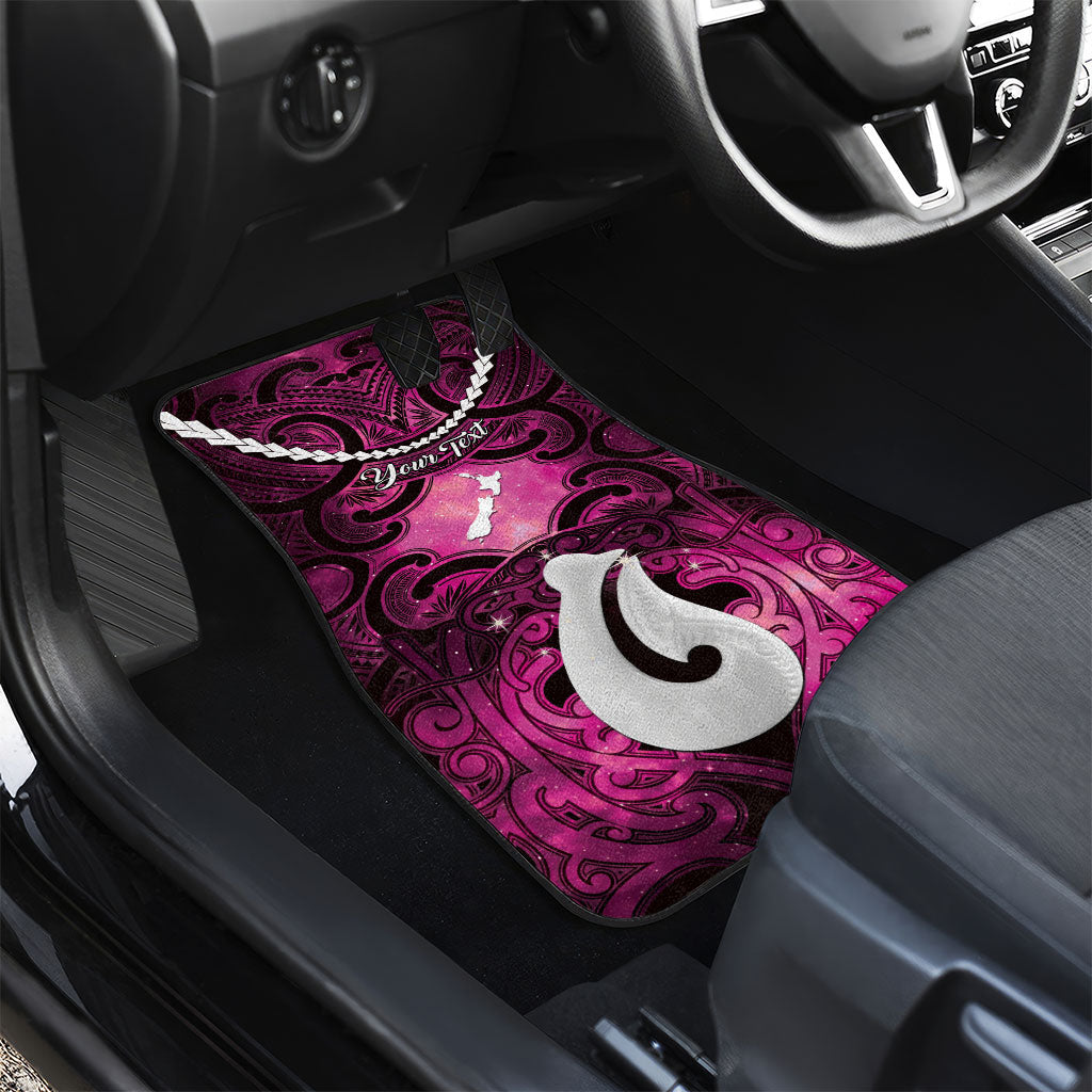 Personalised Maori Matariki Hei Matau Mawhero Car Mats Maori Kowhaiwhai Pattern Galaxy
