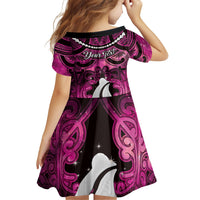 Personalised Maori Matariki Hei Matau Mawhero Family Matching Mermaid Dress and Hawaiian Shirt Maori Kowhaiwhai Pattern Galaxy LT01 - Polynesian Pride