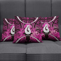 Maori Matariki Hei Matau Mawhero Pillow Cover Maori Kowhaiwhai Pattern Galaxy