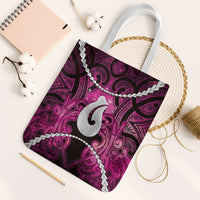 Maori Matariki Hei Matau Mawhero Tote Bag Maori Kowhaiwhai Pattern Galaxy