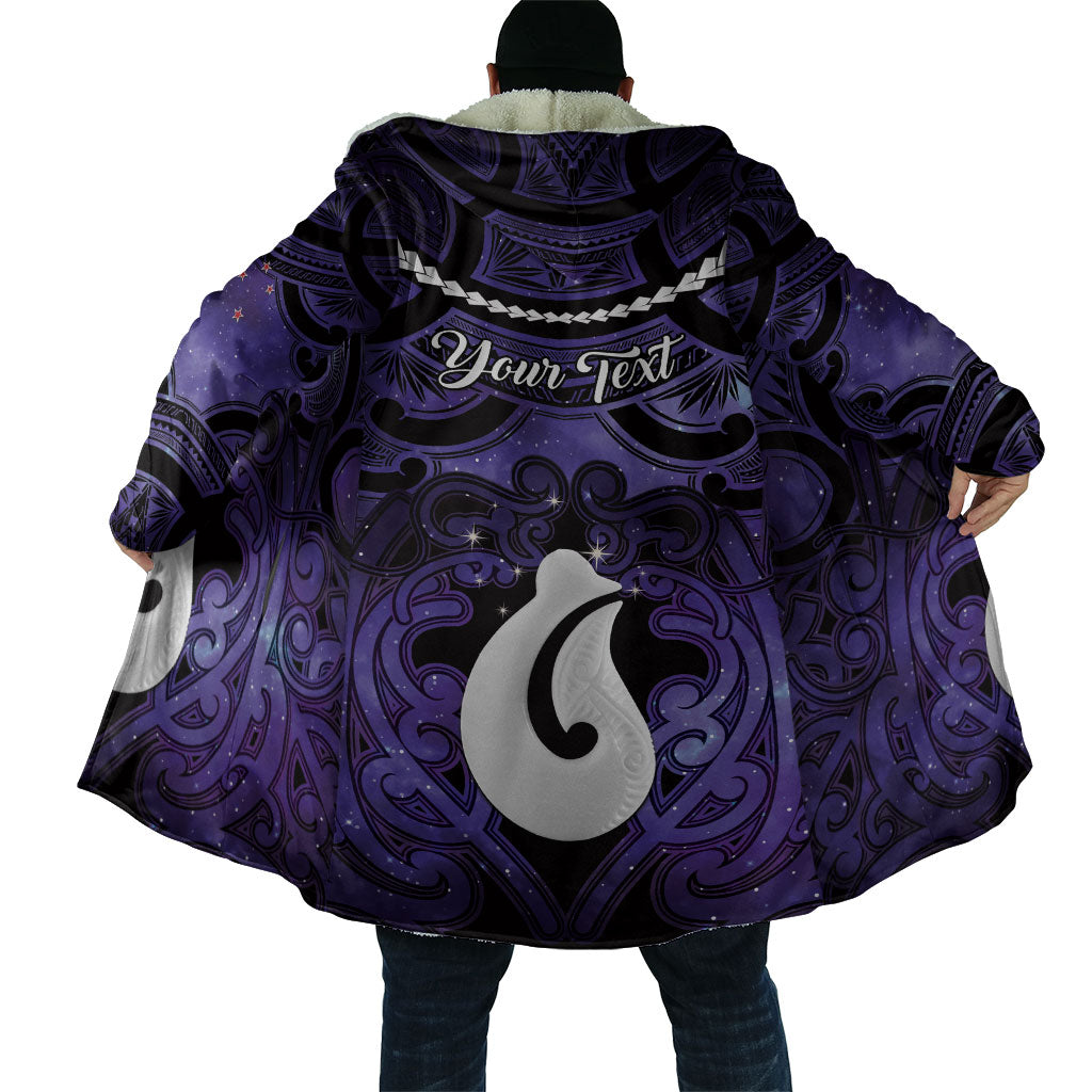 Personalised Maori Matariki Hei Matau Waiporoporo Cloak Maori Kowhaiwhai Pattern Galaxy