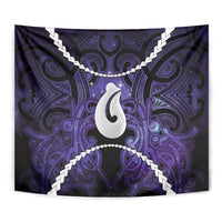 Maori Matariki Hei Matau Waiporoporo Tapestry Maori Kowhaiwhai Pattern Galaxy