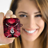 Maori Matariki Hei Matau Whero AirPods Case Maori Kowhaiwhai Pattern Galaxy