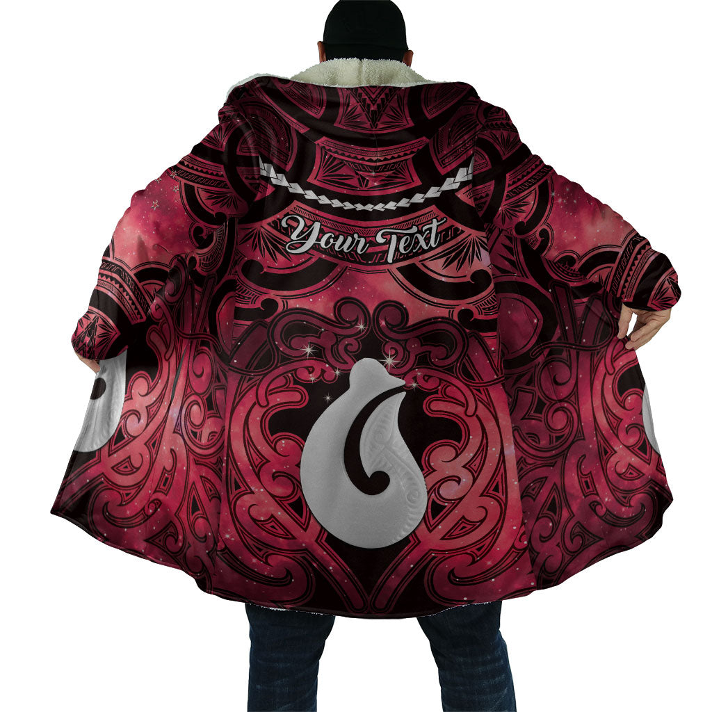 Personalised Maori Matariki Hei Matau Whero Cloak Maori Kowhaiwhai Pattern Galaxy