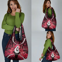 Maori Matariki Hei Matau Whero Grocery Bag Maori Kowhaiwhai Pattern Galaxy