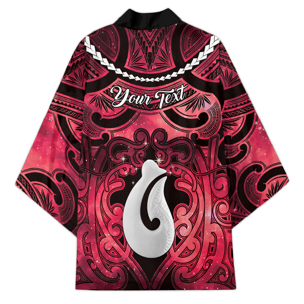Personalised Maori Matariki Hei Matau Whero Kimono Maori Kowhaiwhai Pattern Galaxy LT01 - Polynesian Pride
