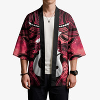 Personalised Maori Matariki Hei Matau Whero Kimono Maori Kowhaiwhai Pattern Galaxy LT01 - Polynesian Pride