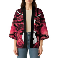Personalised Maori Matariki Hei Matau Whero Kimono Maori Kowhaiwhai Pattern Galaxy LT01 - Polynesian Pride