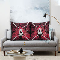 Maori Matariki Hei Matau Whero Pillow Cover Maori Kowhaiwhai Pattern Galaxy LT01 - Polynesian Pride