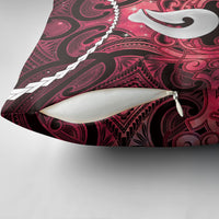 Maori Matariki Hei Matau Whero Pillow Cover Maori Kowhaiwhai Pattern Galaxy LT01 - Polynesian Pride