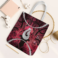Maori Matariki Hei Matau Whero Tote Bag Maori Kowhaiwhai Pattern Galaxy
