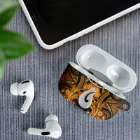 Maori Matariki Hei Matau Kowhai AirPods Case Maori Kowhaiwhai Pattern Galaxy