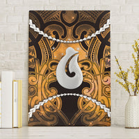 Maori Matariki Hei Matau Kowhai Canvas Wall Art Maori Kowhaiwhai Pattern Galaxy