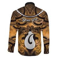 Personalised Maori Matariki Hei Matau Kowhai Family Matching Tank Maxi Dress and Hawaiian Shirt Maori Kowhaiwhai Pattern Galaxy