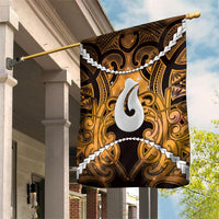 Maori Matariki Hei Matau Kowhai Garden Flag Maori Kowhaiwhai Pattern Galaxy
