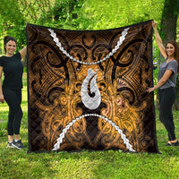 Maori Matariki Hei Matau Kowhai Quilt Maori Kowhaiwhai Pattern Galaxy LT01 - Polynesian Pride