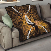 Maori Matariki Hei Matau Kowhai Quilt Maori Kowhaiwhai Pattern Galaxy LT01 - Polynesian Pride