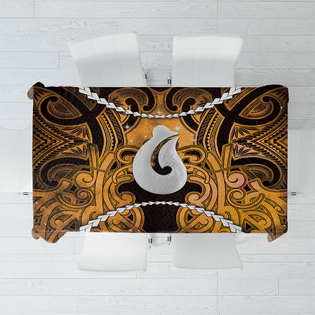 Maori Matariki Hei Matau Kowhai Tablecloth Maori Kowhaiwhai Pattern Galaxy