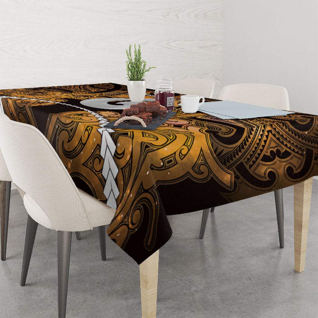 Maori Matariki Hei Matau Kowhai Tablecloth Maori Kowhaiwhai Pattern Galaxy