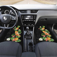 Hawaii Pineapple Tropical Car Mats Colorful Hibiscus Plumeria
