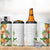 Hawaii Pineapple Tropical 4 in 1 Can Cooler Tumbler Luminous Hibiscus Plumeria