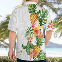 Hawaii Pineapple Tropical Hawaiian Shirt Luminous Hibiscus Plumeria