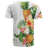 Hawaii Pineapple Tropical T Shirt Luminous Hibiscus Plumeria