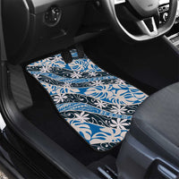 Ninamu Tahiti Tiare Monstera Car Mats Polynesian Pattern Curve Style - Polynesian Pride