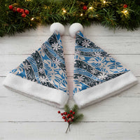 Ninamu Tahiti Tiare Monstera Christmas Santa Hat Polynesian Pattern Curve Style - Polynesian Pride