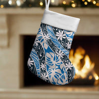 Ninamu Tahiti Tiare Monstera Christmas Stocking Polynesian Pattern Curve Style - Polynesian Pride