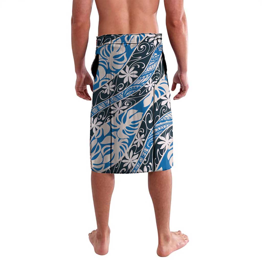 Ninamu Tahiti Tiare Monstera Lavalava Polynesian Pattern Curve Style - Polynesian Pride