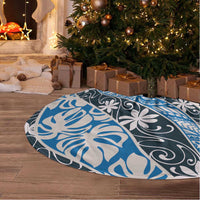 Ninamu Tahiti Tiare Monstera Tree Skirt Polynesian Pattern Curve Style - Polynesian Pride