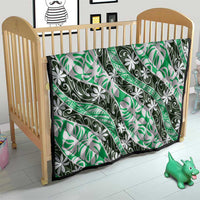 Matie Tahiti Tiare Monstera Quilt Polynesian Pattern Curve Style - Polynesian Pride