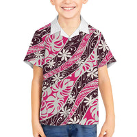 Tarona Tahiti Tiare Monstera Family Matching Summer Maxi Dress and Hawaiian Shirt Polynesian Pattern Curve Style - Polynesian Pride