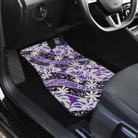 Vareau Tahiti Tiare Monstera Car Mats Polynesian Pattern Curve Style - Polynesian Pride