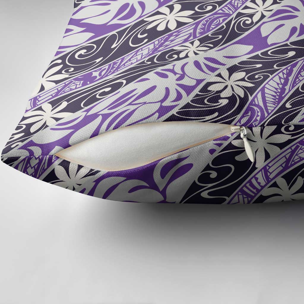 Vareau Tahiti Tiare Monstera Pillow Cover Polynesian Pattern Curve Style - Polynesian Pride