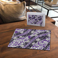 Vareau Tahiti Tiare Monstera Puzzle Polynesian Pattern Curve Style - Polynesian Pride