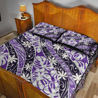 Vareau Tahiti Tiare Monstera Quilt Bed Set Polynesian Pattern Curve Style - Polynesian Pride