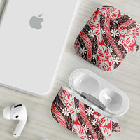 Uteute Tahiti Tiare Monstera AirPods Case Polynesian Pattern Curve Style - Polynesian Pride