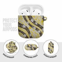 Rearea Tahiti Tiare Monstera AirPods Case Polynesian Pattern Curve Style - Polynesian Pride