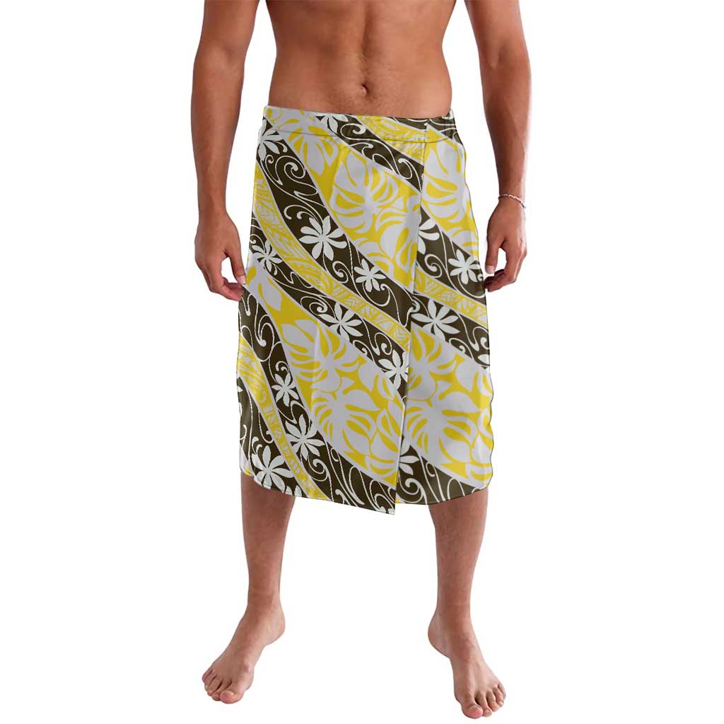 Rearea Tahiti Tiare Monstera Lavalava Polynesian Pattern Curve Style - Polynesian Pride