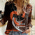 Personalised Hawaii Women Casual Shirt Maui Be Strong Kakau Orange Version LT01 Female Orange - Polynesian Pride