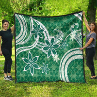 Hawaii Pupuala Plumeria Green Quilt Polynesian Pattern LT01 - Polynesian Pride