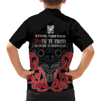 Toitu Te Tiriti 1840 Aotearoa Kid Hawaiian Shirt Stand Together Stand Stronger